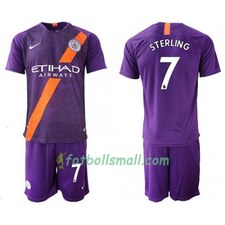 Manchester City Fotbollströjor Sterling 7 Barn Tredje tröja 2018/19 Kortärmad